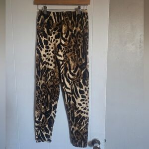Leopard Print Women's Pants